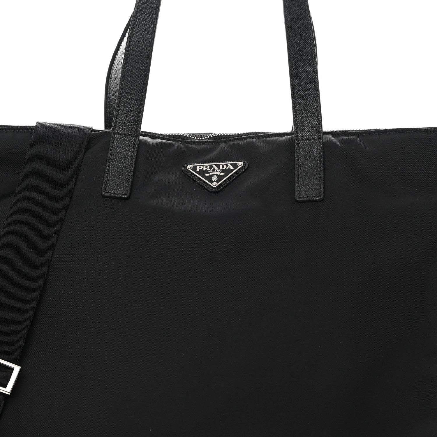 Prada Re-Nylon Saffiano Tote Black 9 of 16