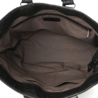 Bottega Veneta Ostrich Nappa Intrecciato Tote Black 5 of 10