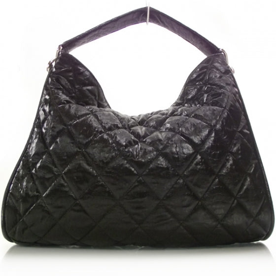 Chanel Nylon Quilted Le Marais Hobo Black 1 of 11