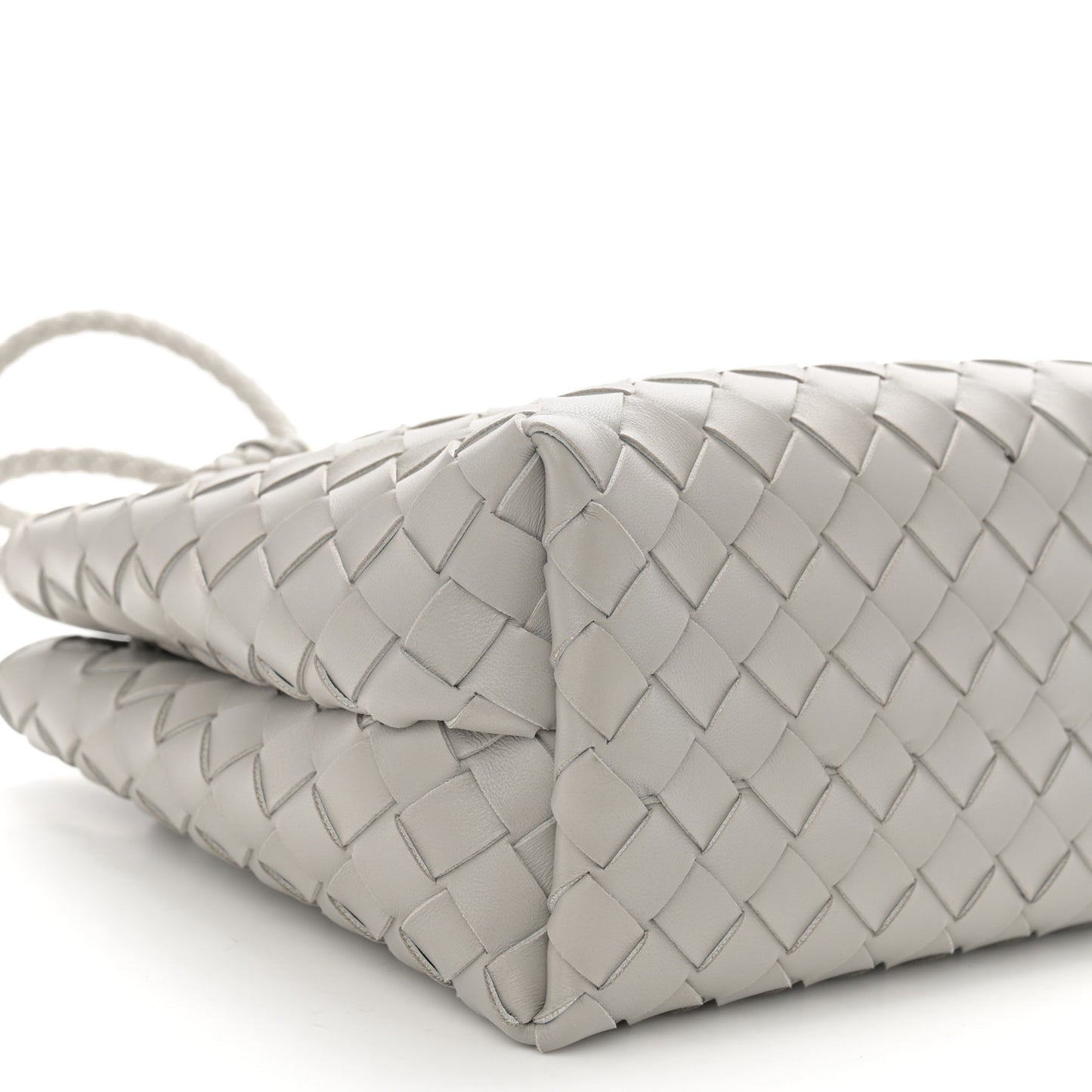 Nappa Intrecciato Small Andiamo Shoulder Bag Sterling