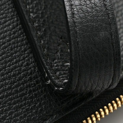 Burberry Derby Calfskin House Check Medium Welburn Tote  Black 11 of 11