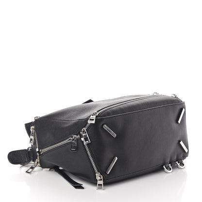 Loewe Calfskin Zipper Puzzle Bag Black 4 of 11