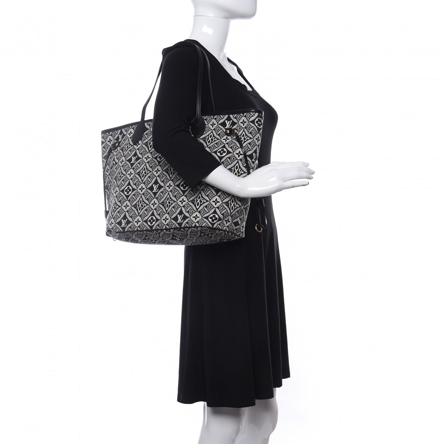 Jacquard Since 1854 Neverfull MM Grey
