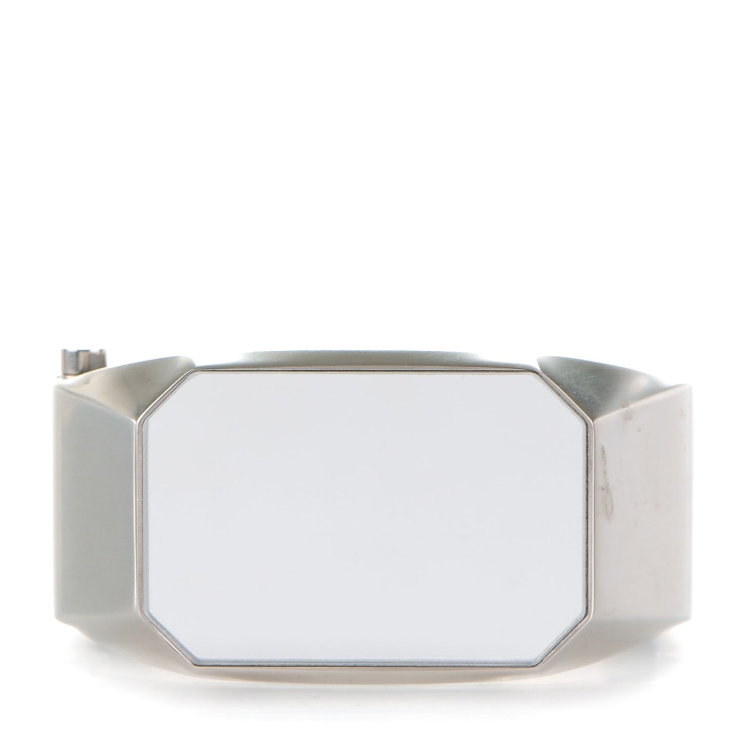 Metal CC Mirror Cuff Silver