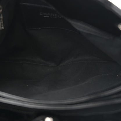 Chanel Patent Quilted Medium Just Mademoiselle Bowling Bag Black 5 of 14