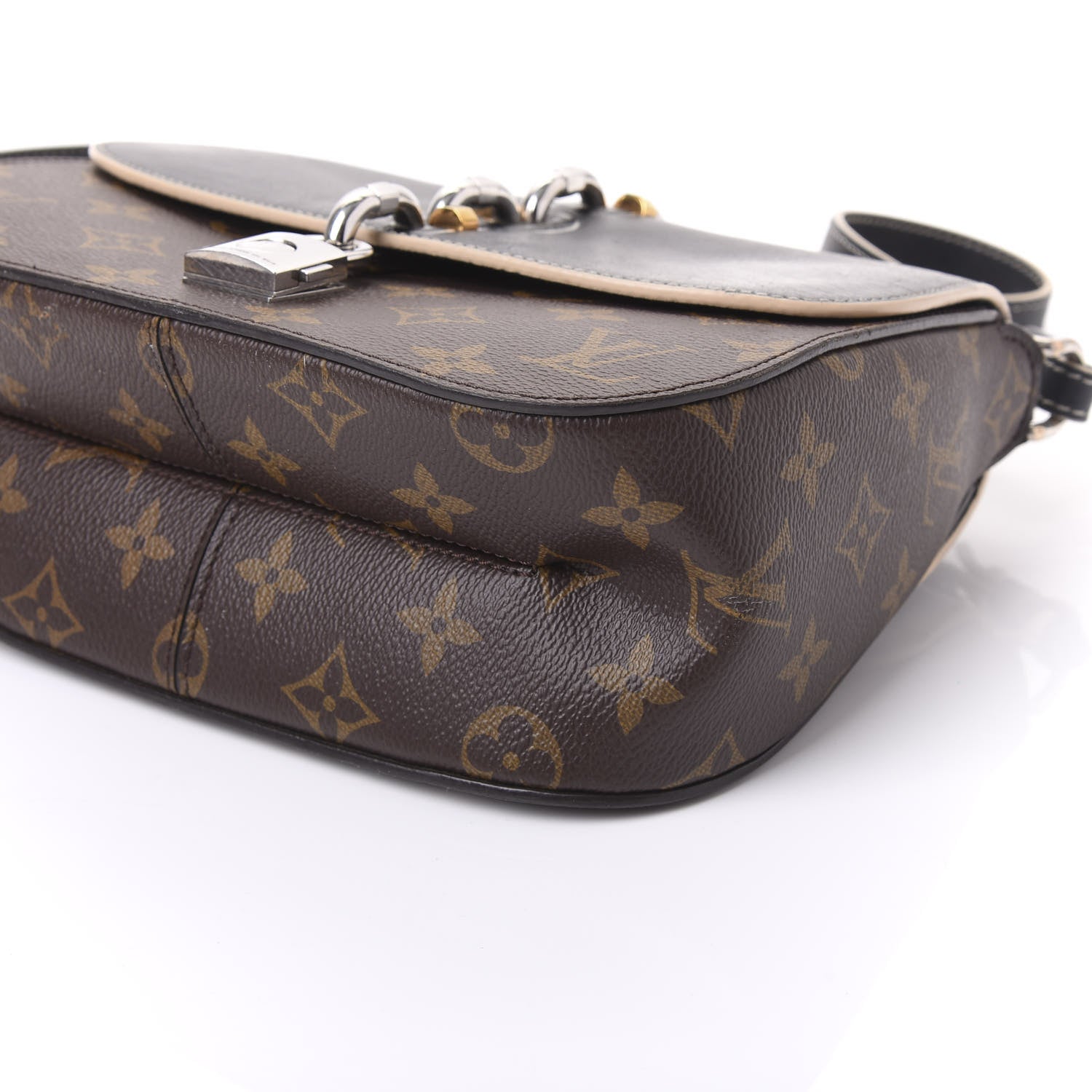 Louis Vuitton Calfskin Monogram Chain It Bag PM Black 6 of 9