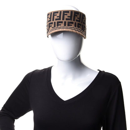 Fendi Nylon FF Stretch Visor Tobacco 2 of 8