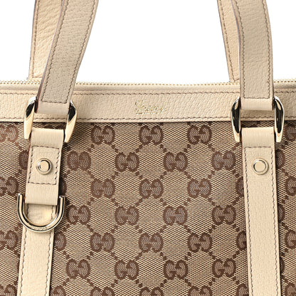 Gucci Monogram Small Abbey Tote Off White 8 of 10