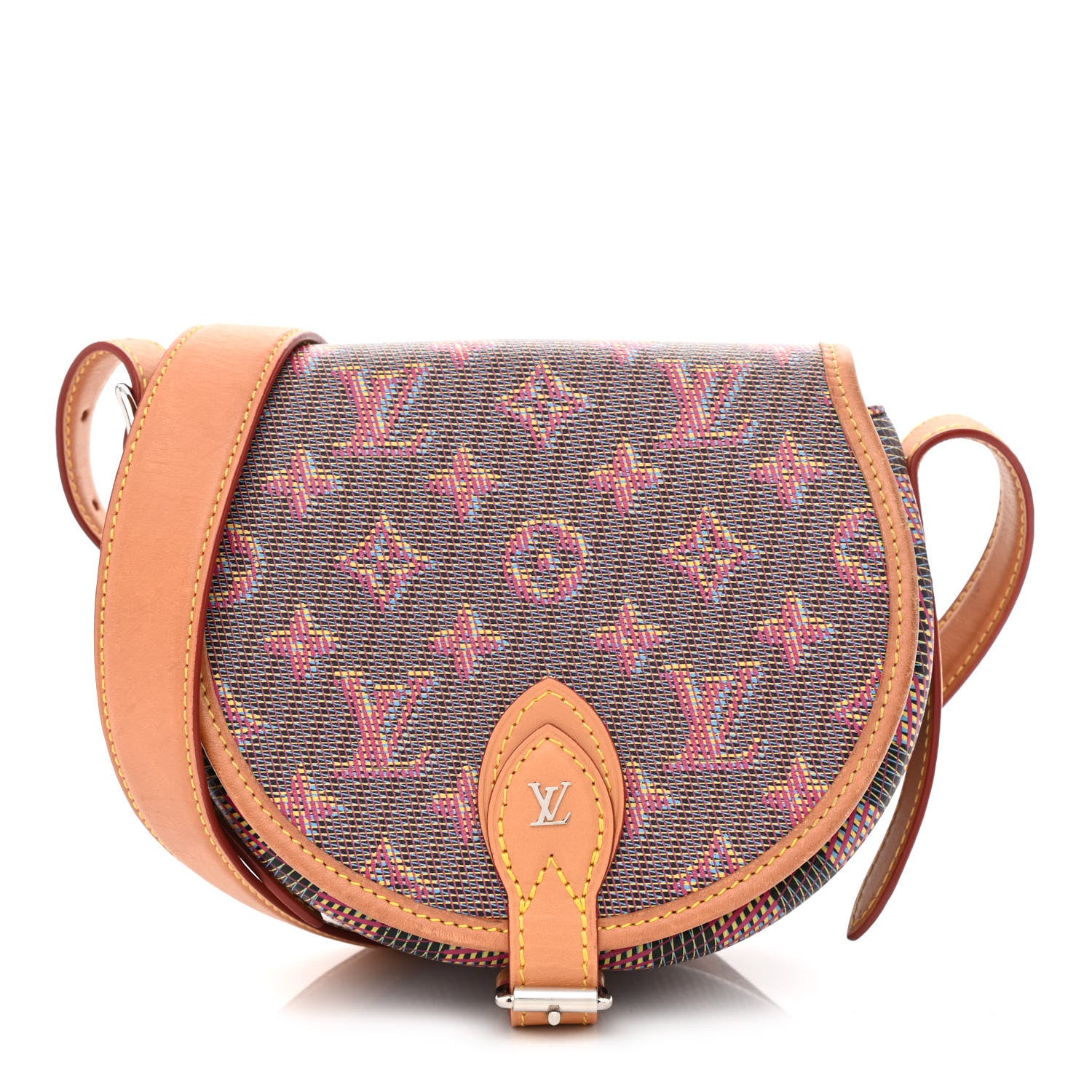 Louis Vuitton Monogram LV Pop Tambourin Rose 1 of 14