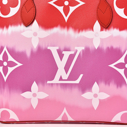 Louis Vuitton Monogram Escale Neverfull MM Rouge 11 of 12