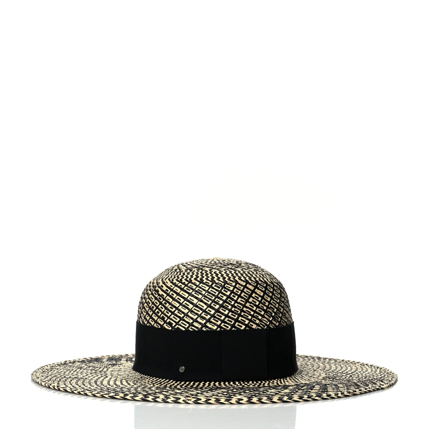 Straw Anouk Panama Hat 58 Natural Black