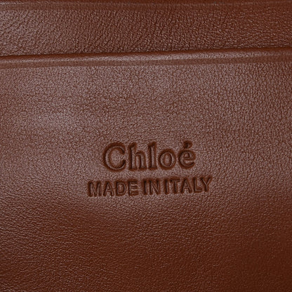 Chloe Suede Calfskin Mini Faye Shoulder Bag Tobacco 6 of 7