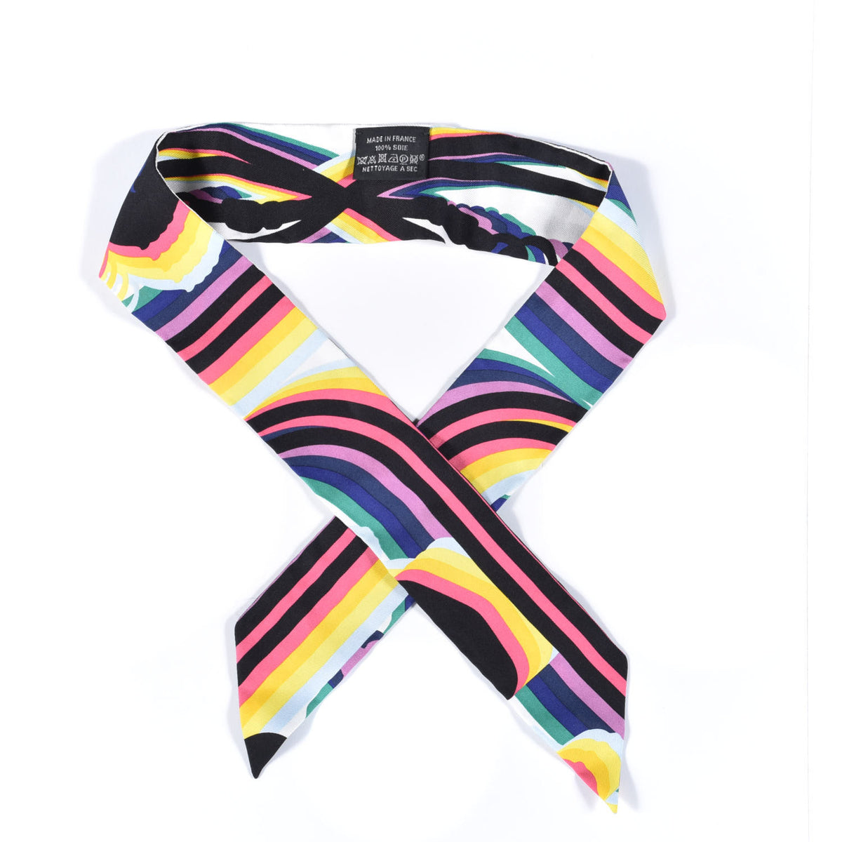 Silk Brides De Gala Shadow Twilly Black Jaune Multicolor