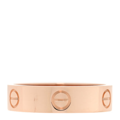 Cartier 18K Pink Gold 5.5mm LOVE Ring 62 10 1 of 5