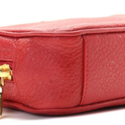 Prada Vitello Daino Mini Camera Crossbody Rosso 4 of 9