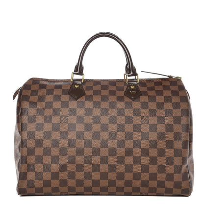 Louis Vuitton Damier Ebene Speedy 35 1 of 15