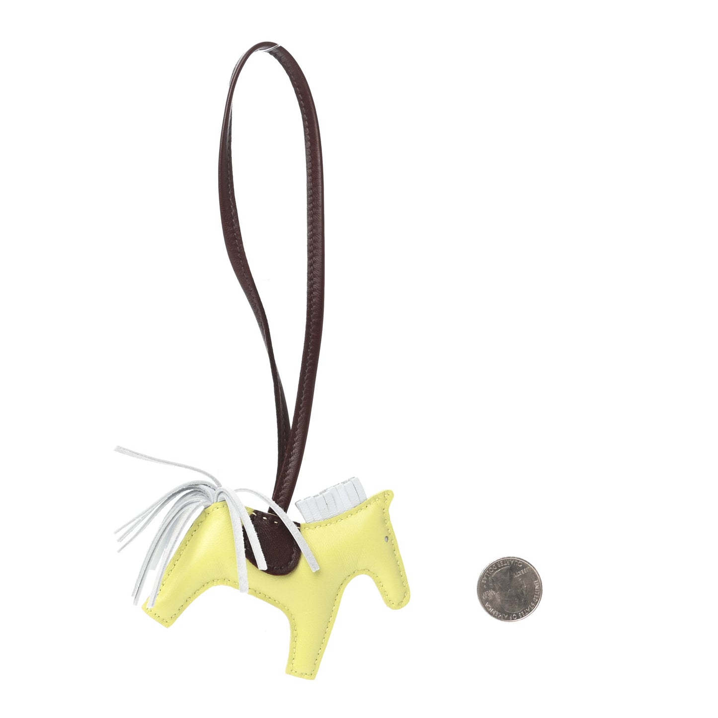 Milo Lambskin Grigri Rodeo Horse Bag Charm PM Jaune Bourgeon Bleu Brume Rouge Sellier