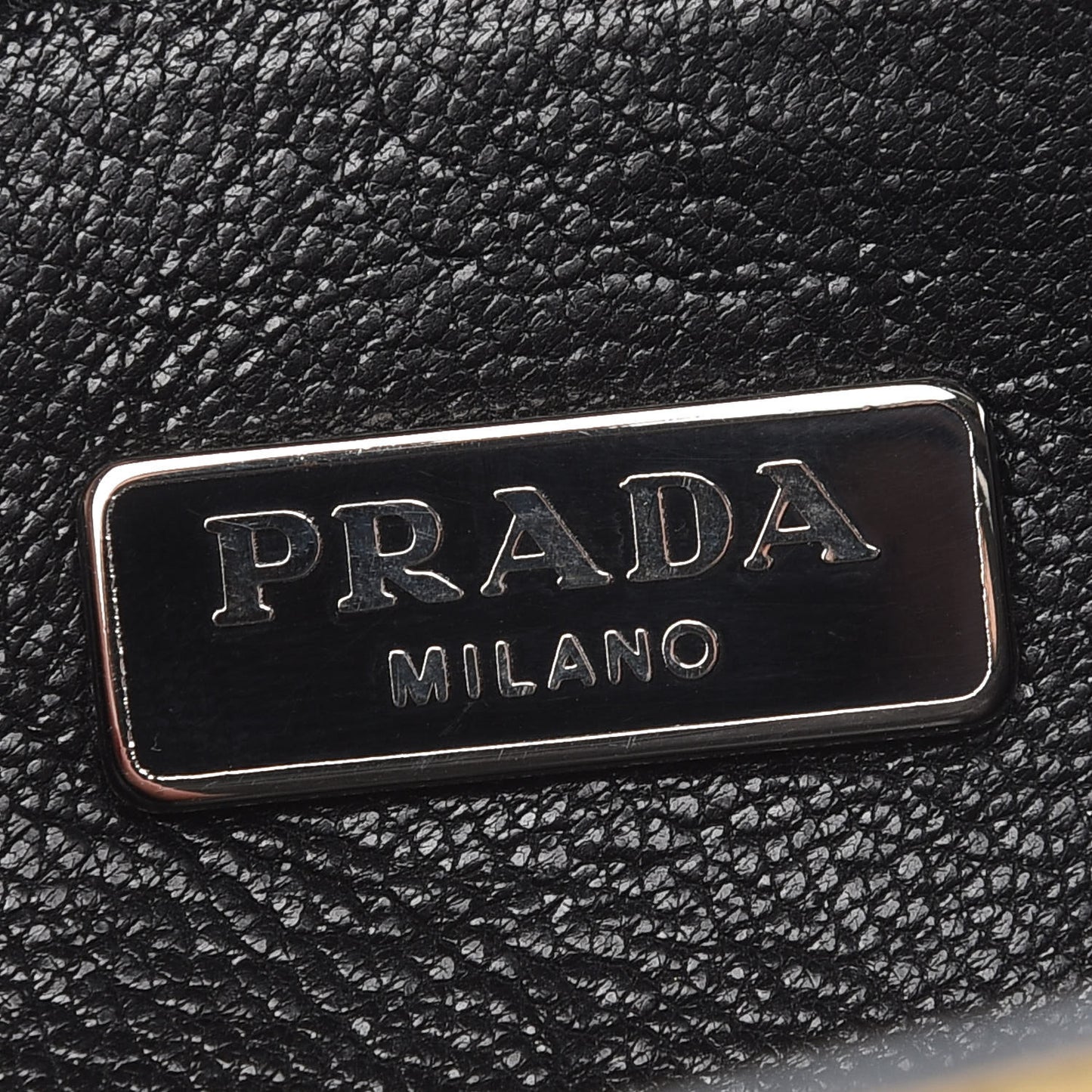 Metallic Saffiano Lux Sound Crossbody Bag Platino