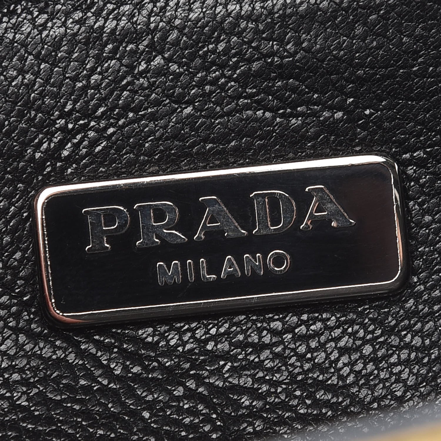 Prada Metallic Saffiano Lux Sound Crossbody Bag Platino 6 of 9