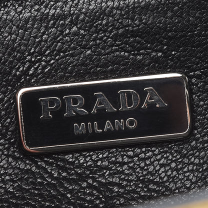 Prada Metallic Saffiano Lux Sound Crossbody Bag Platino 6 of 9