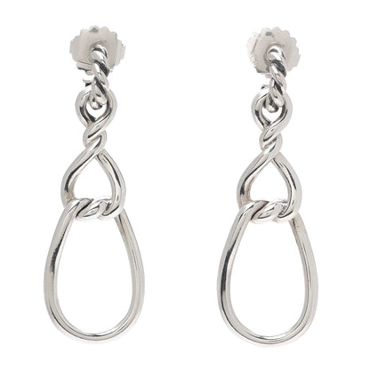 David Yurman Sterling Silver Continuance Triple Drop Earrings 1 of 4