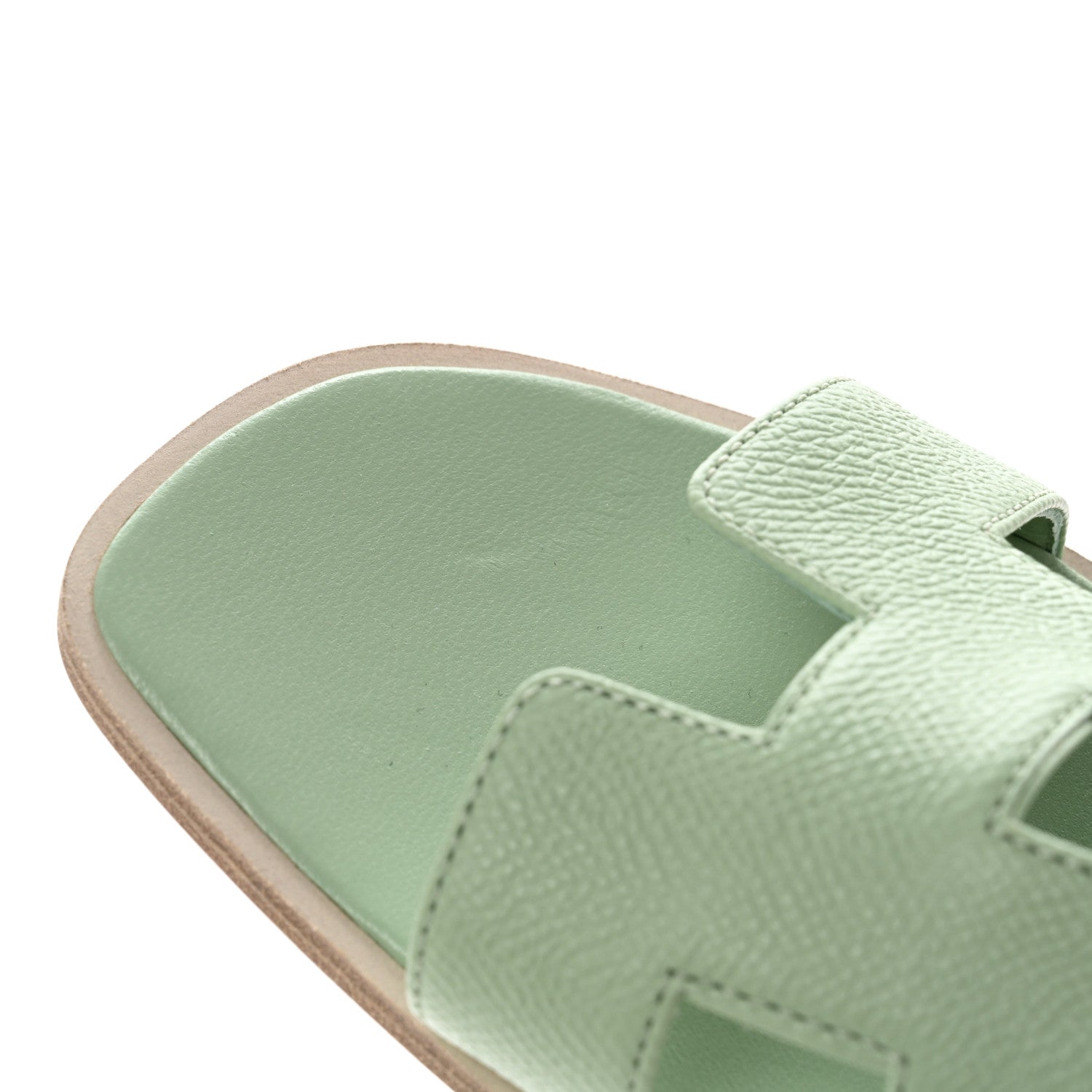 Hermes Epsom Oran Sandals 39 Vert Jade 10 of 10