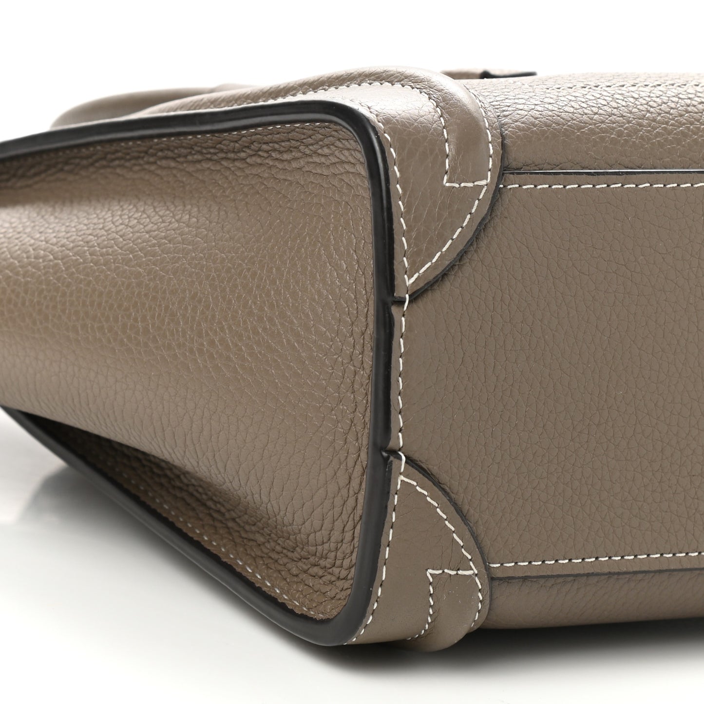 Drummed Calfskin Nano Luggage Souris