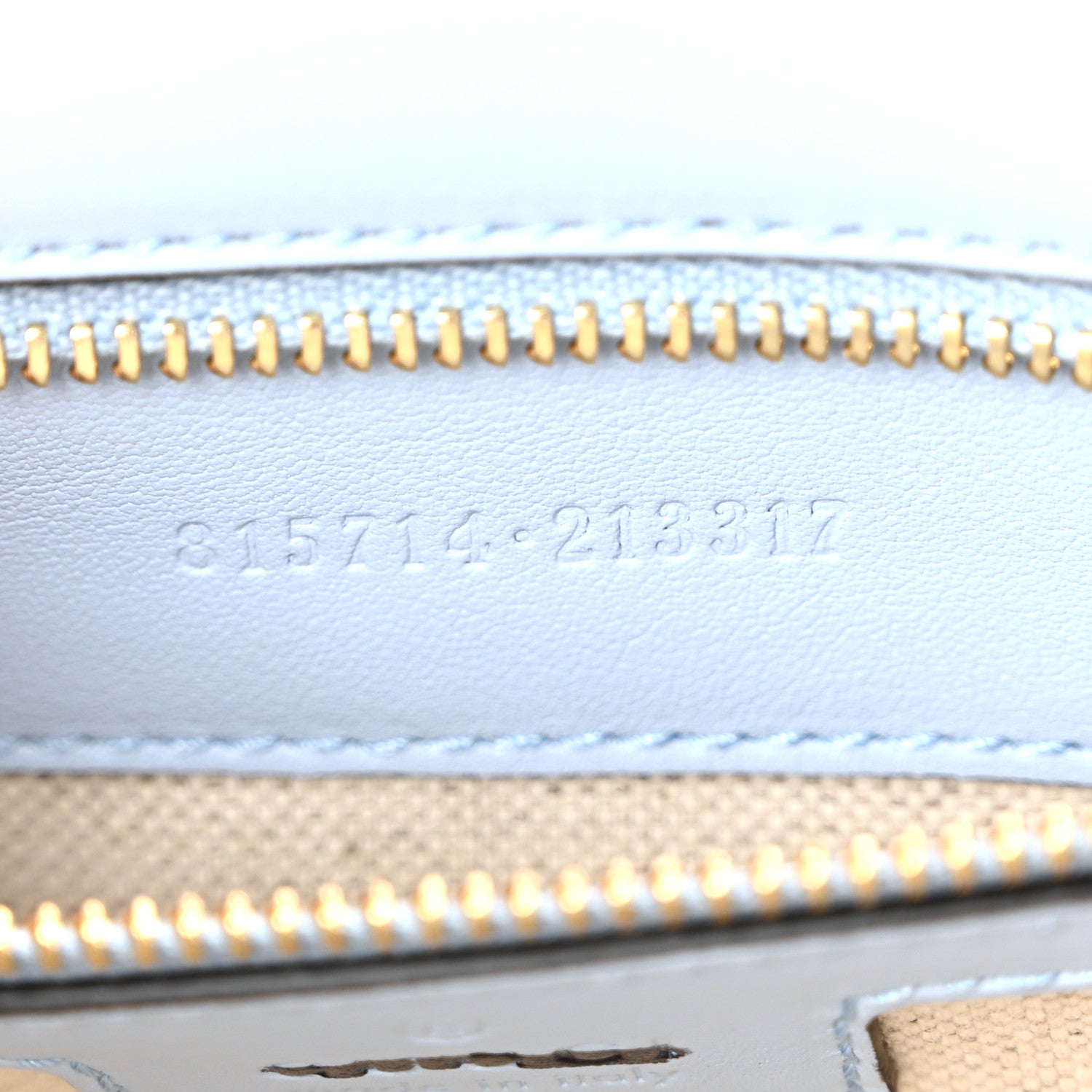 Gucci Roxy Calfskin Medium Blondie Top Handle Bag Cloudy Blue 7 of 10