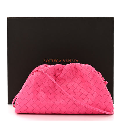 Bottega Veneta Nappa Intrecciato The Mini Pouch Rosa Shock 11 of 11