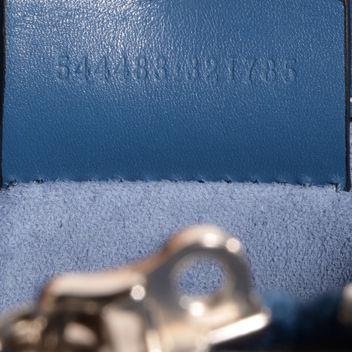 Calfskin Heroine Open Tote Blue