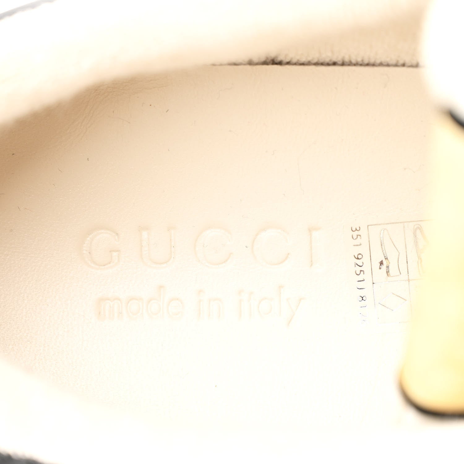Gucci Calfskin Web Mens Screener Sneakers 9 Black White 9 of 12