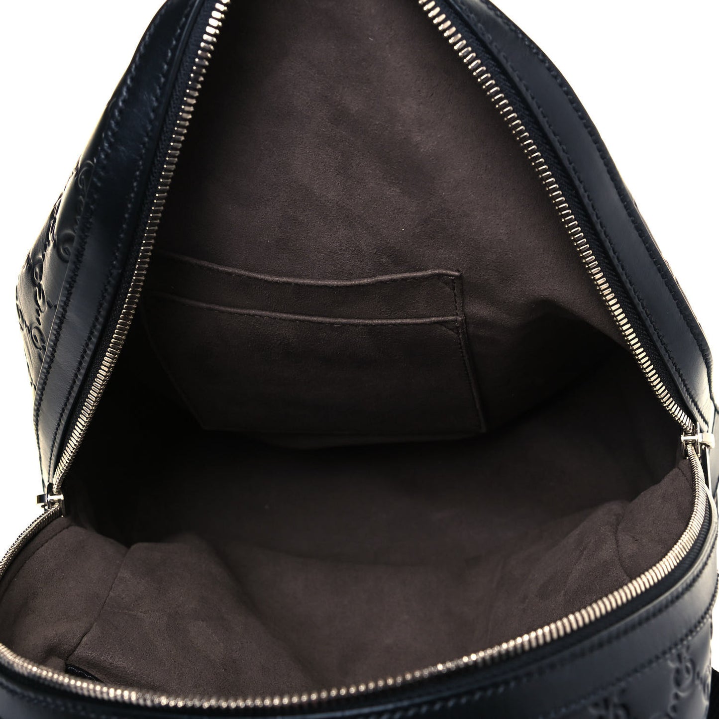 Guccissima Signature Small Day Backpack Black