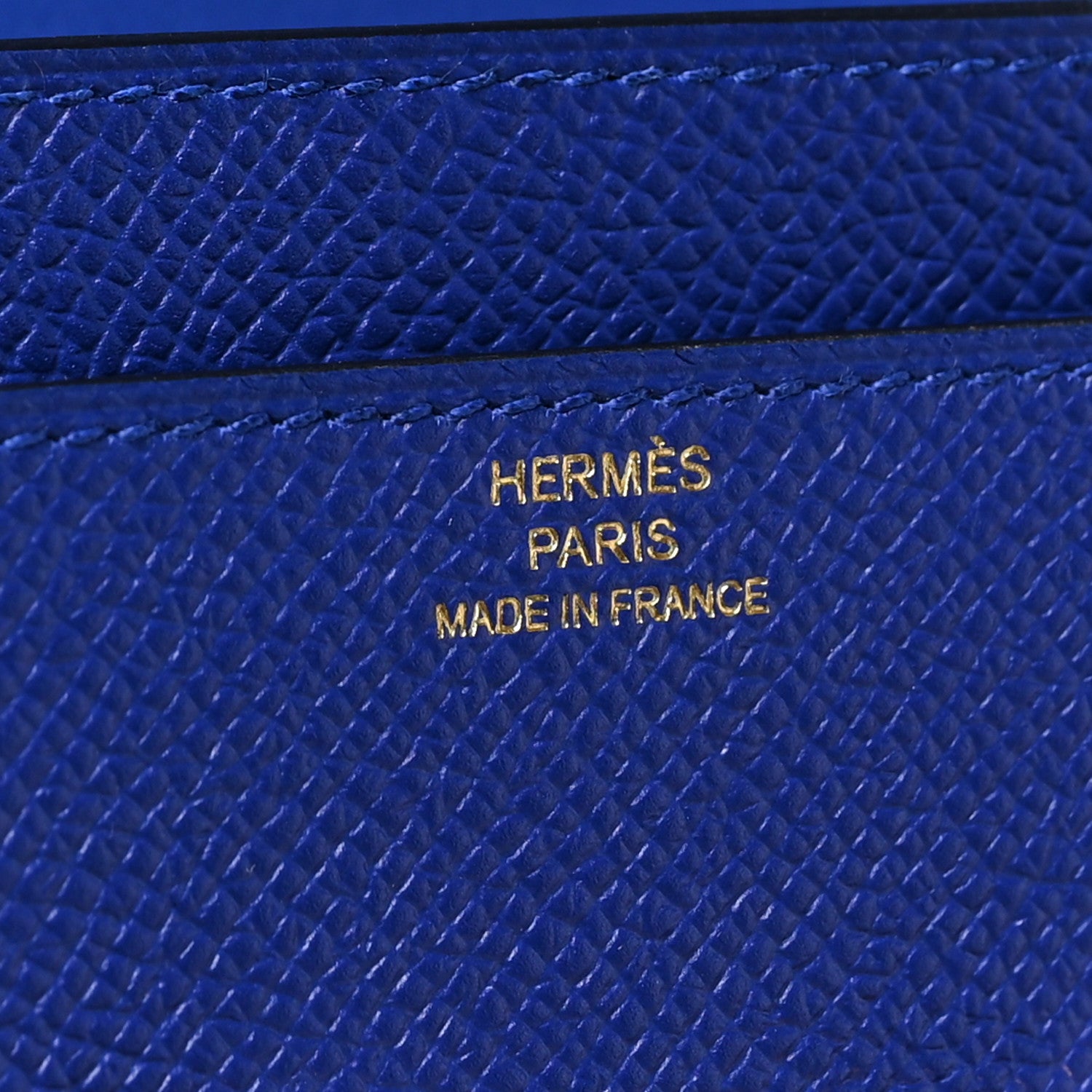 Hermes Epsom Constance Long Wallet Bleu Electrique 6 of 7