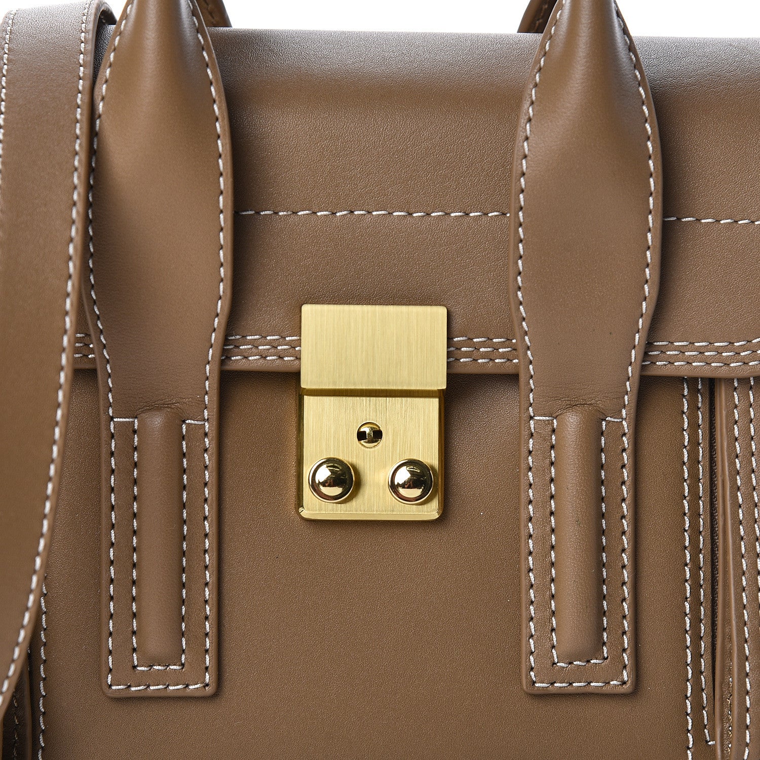 3.1 Phillip Lim 3.1 Calfskin Mini Pashli Satchel Brown 8 of 10