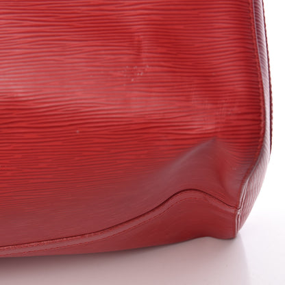 Louis Vuitton Epi Keepall 55 Castillan Red 18 of 23