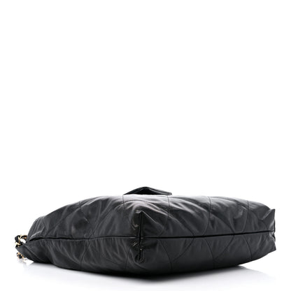Chanel Shiny Caviar Quilted Monochrome Chanel 22 Black 5 of 11