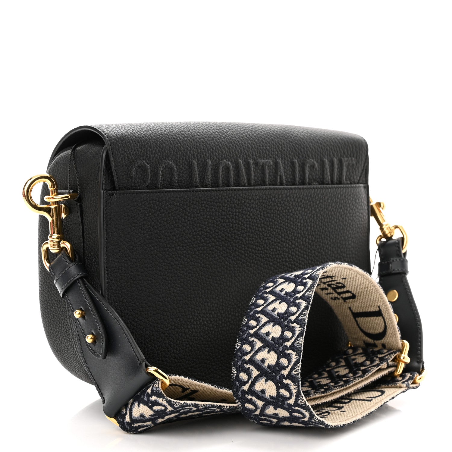 Christian Dior Grained Calfskin Large Bobby Flap Black 3 of 9
