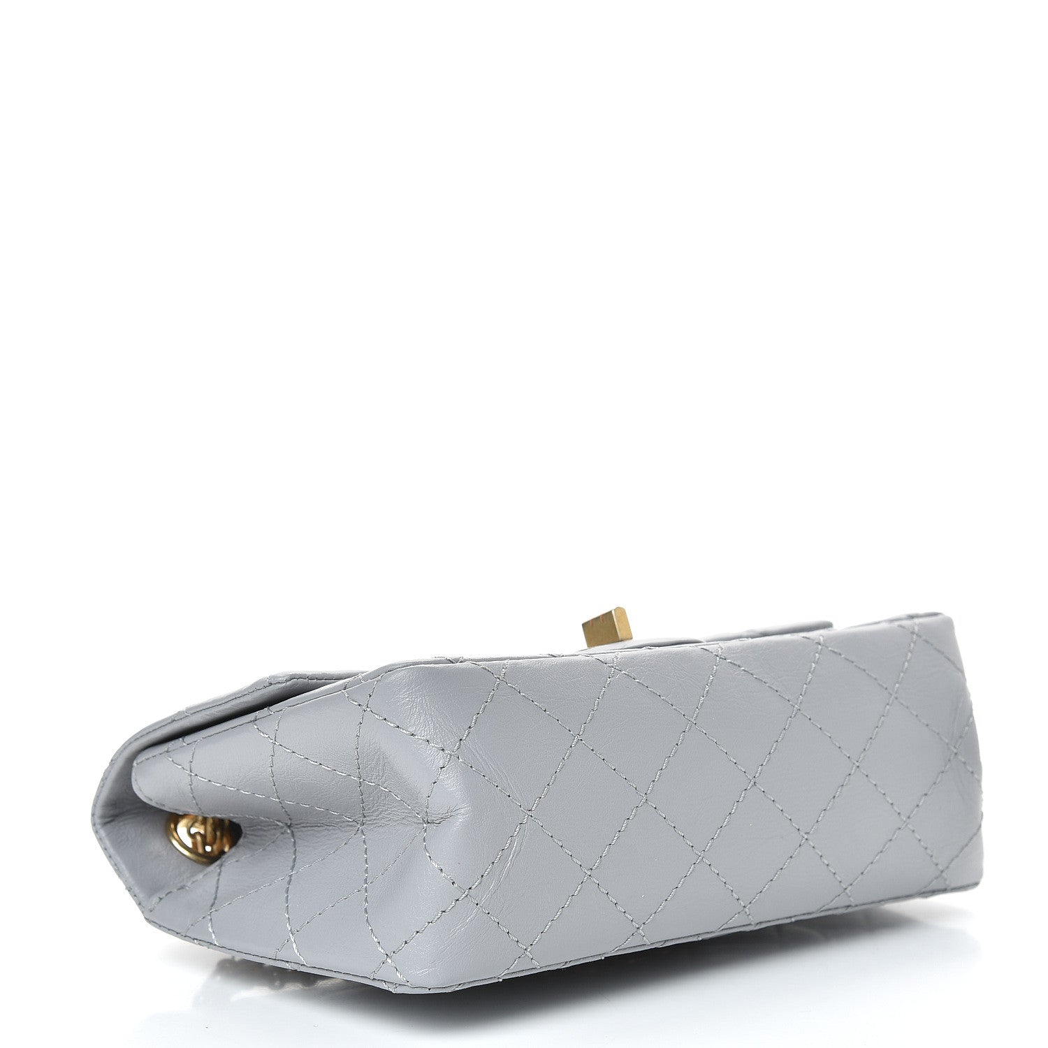 Chanel Aged Calfskin Quilted 2.55 Reissue Mini Flap Grey 3 of 11