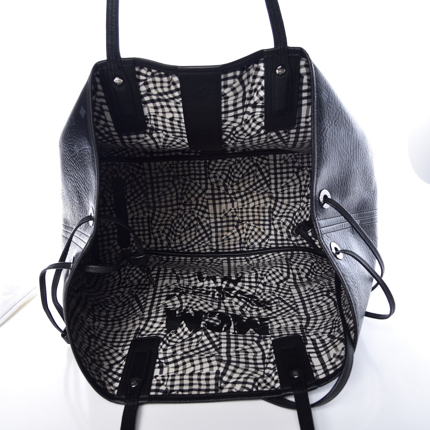 Visetos Large Liz Reversible Shopper Tote Black