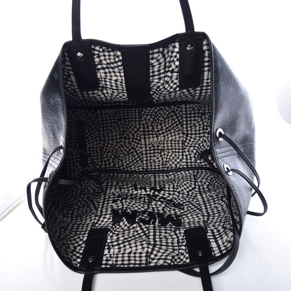 MCM Visetos Large Liz Reversible Shopper Tote Black 8 of 11