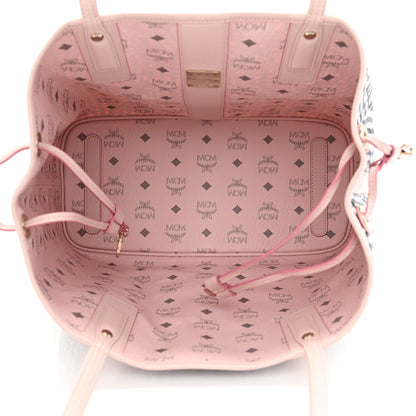 MCM Visetos Medium Liz Reversible Shopper Tote Soft Pink 13 of 16
