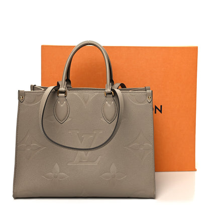 Louis Vuitton Empreinte Monogram Giant Onthego MM Tourterelle 12 of 12