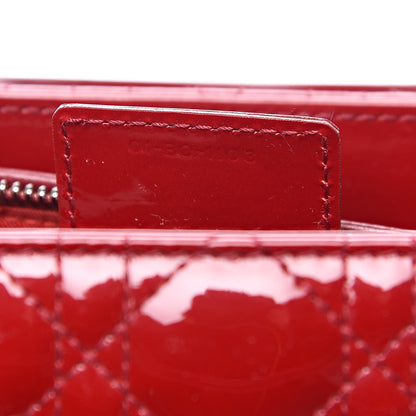 Christian Dior Patent Cannage Medium Lady Dior Red 7 of 10