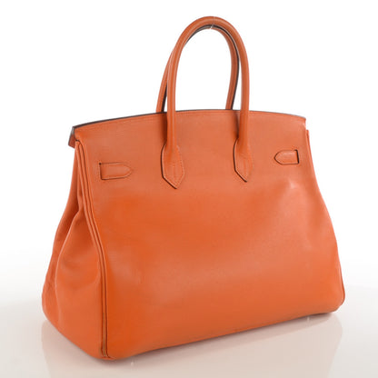 Hermes Epsom Birkin 35 Orange 3 of 20