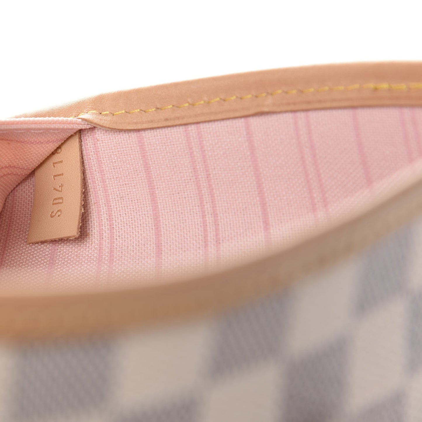 Damier Azur Neo Neverfull MM Rose Ballerine