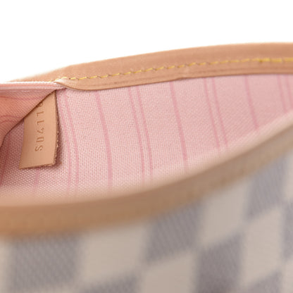 Louis Vuitton Damier Azur Neo Neverfull MM Rose Ballerine 8 of 11