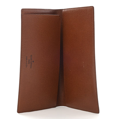 Louis Vuitton Monogram Simple Checkbook Holder Wallet Cover 5 of 9