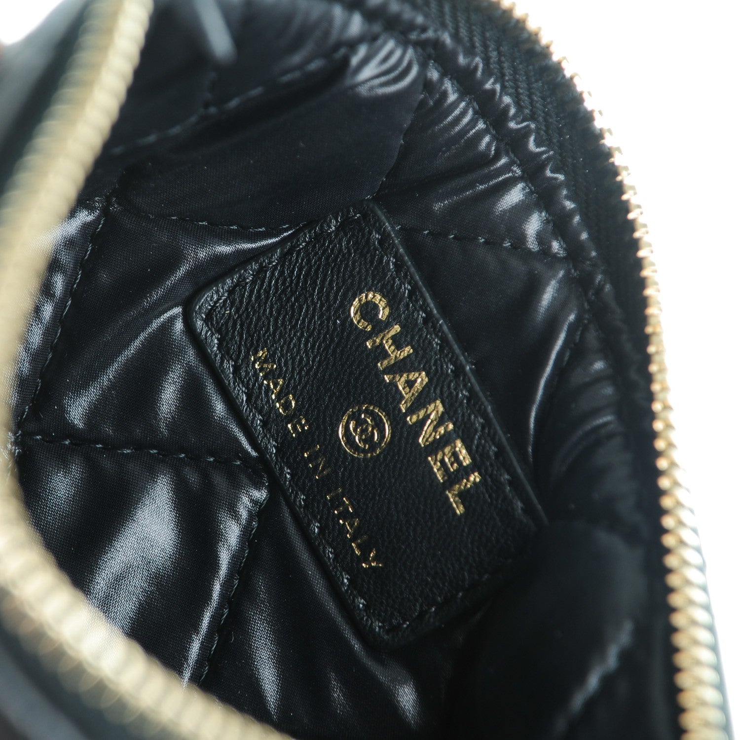 Chanel Lambskin Quilted Casino Coin Purse Black 6 of 7