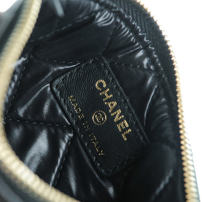 Chanel Lambskin Quilted Casino Coin Purse Black 6 of 7