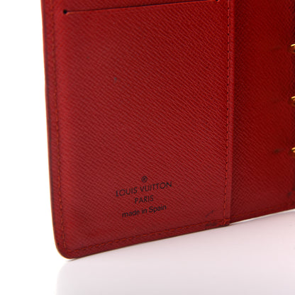 Louis Vuitton Epi Small Ring Agenda Cover Red 6 of 6